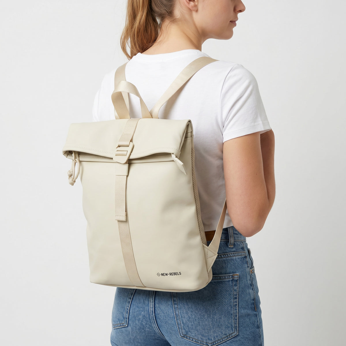 Branson Los Angeles Rolltop Mini PU Waterafstotende Rugzak 7L