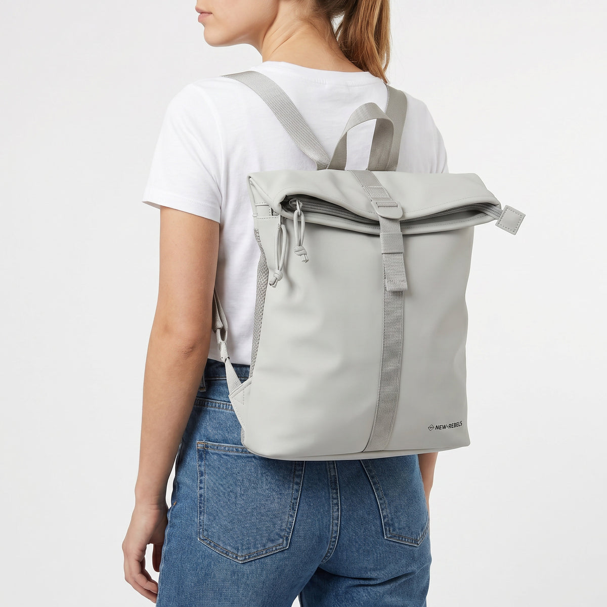 Branson Los Angeles Rolltop Mini PU Waterafstotende Rugzak 7L