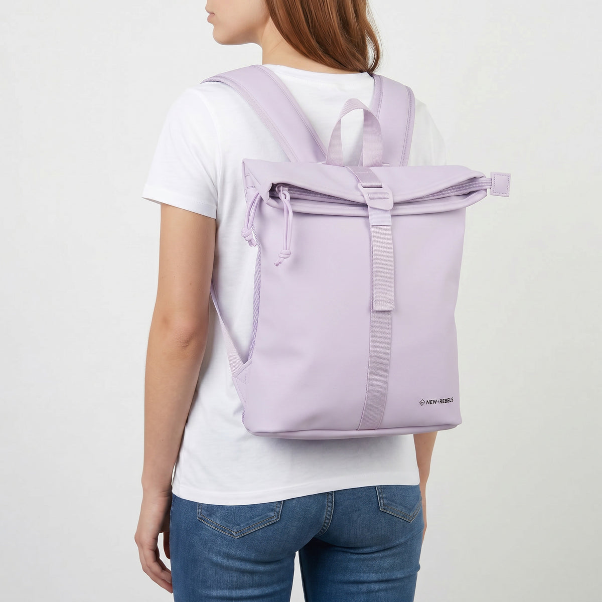 Branson Los Angeles Rolltop Mini PU Waterafstotende Rugzak 7L
