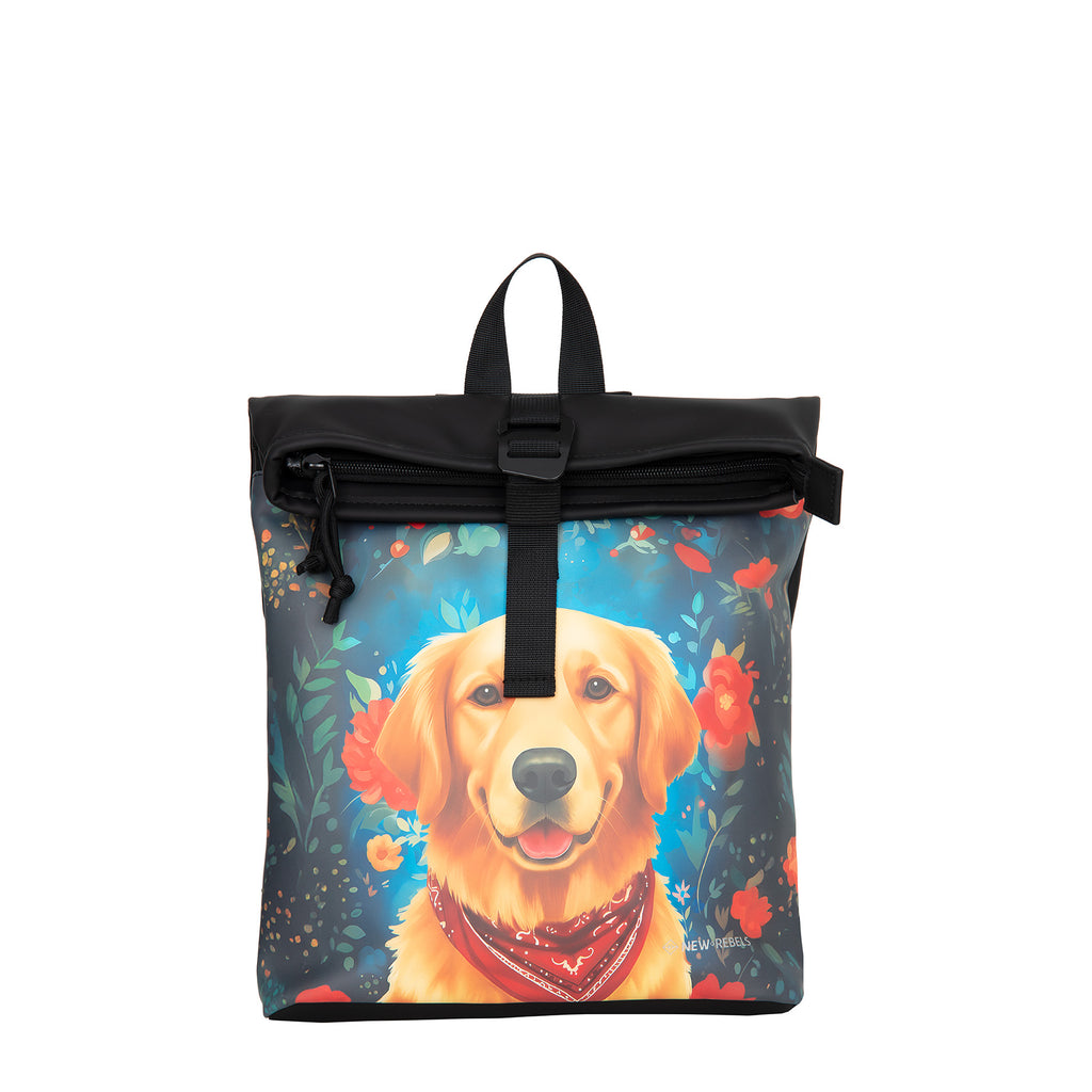 New Rebels Mart Arts Los Angeles Rolltop Rugzak 7L Dog Series