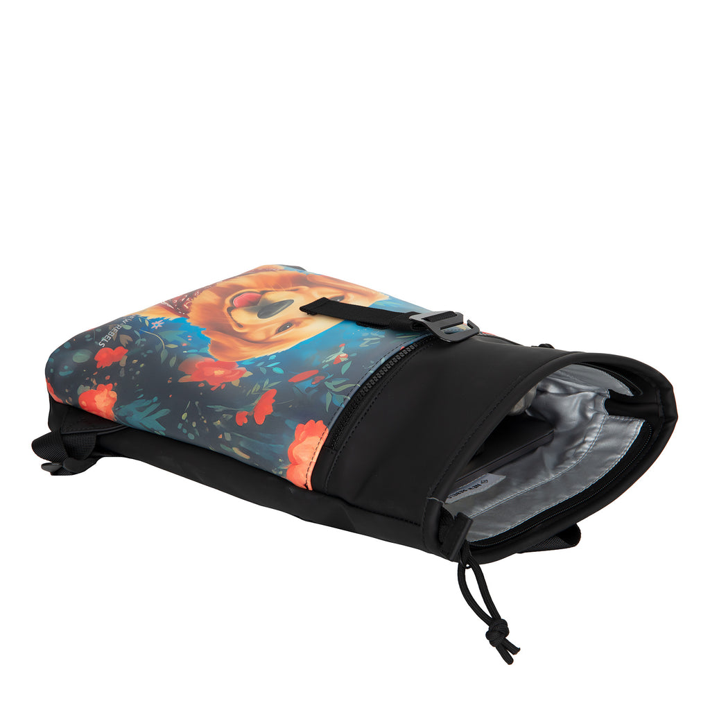 New Rebels Mart Arts Los Angeles Rolltop Rugzak 7L Dog Series