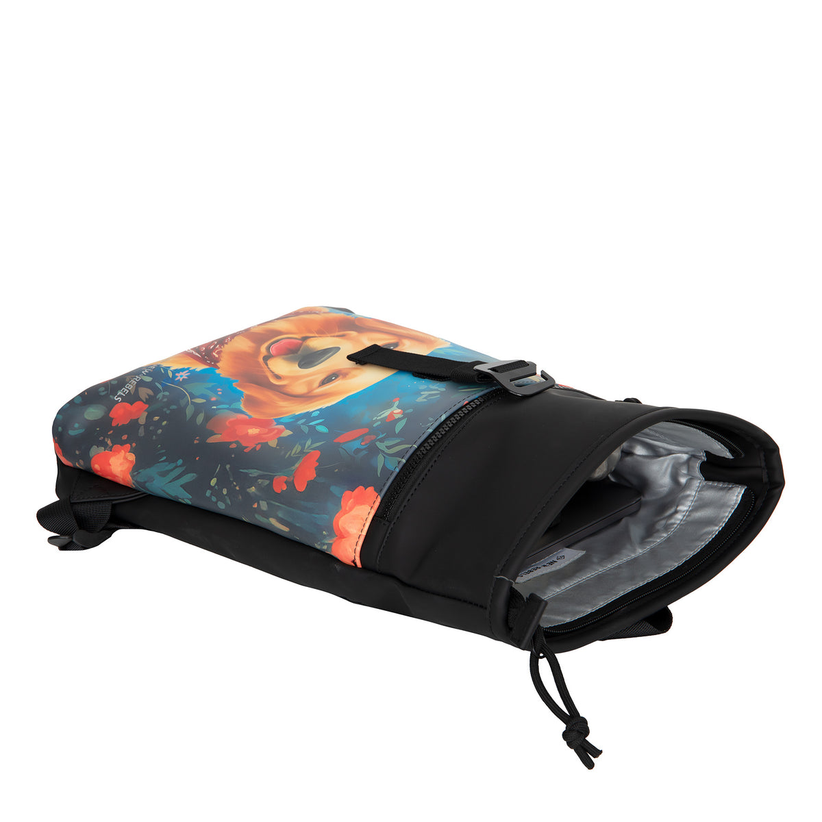 New Rebels Mart Arts Los Angeles Rolltop Rugzak 7L Dog Series