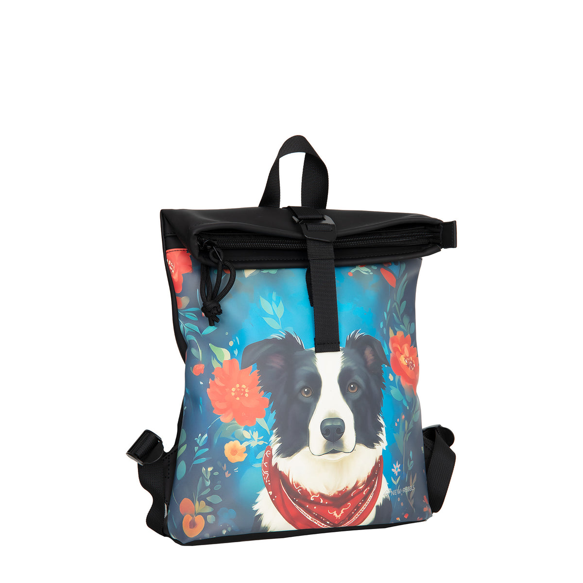 New Rebels Mart Arts Los Angeles Rolltop Rugzak 7L Dog Series