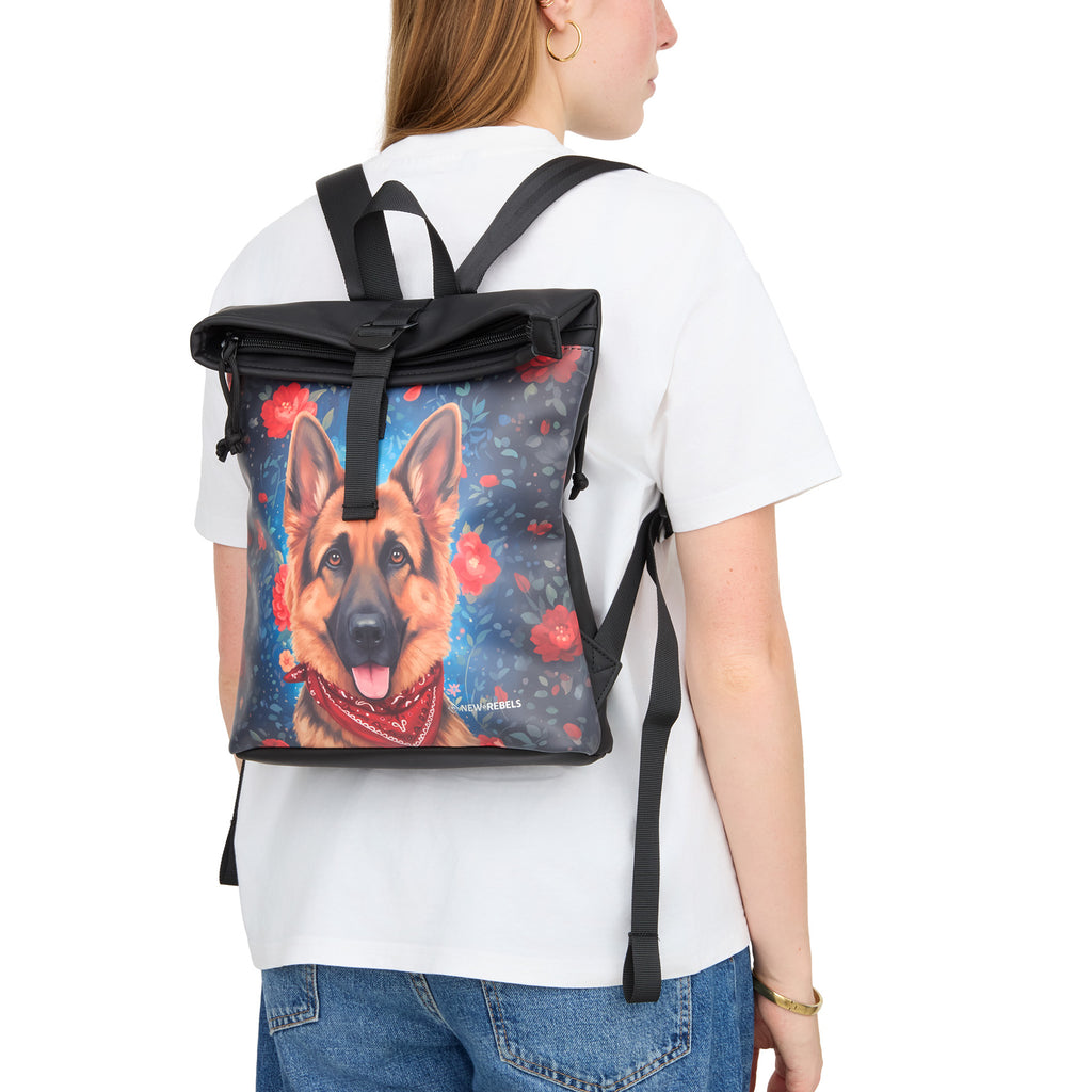 New Rebels Mart Arts Los Angeles Rolltop Rugzak 7L Dog Series