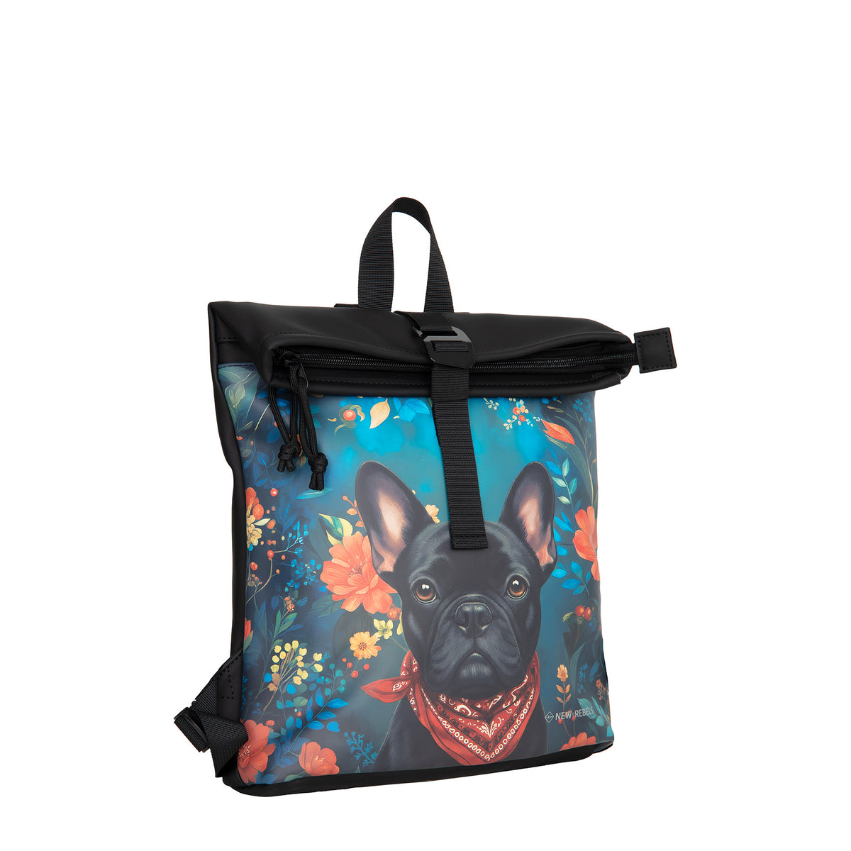 New Rebels Mart Arts Los Angeles Rolltop Rugzak 7L Dog Series