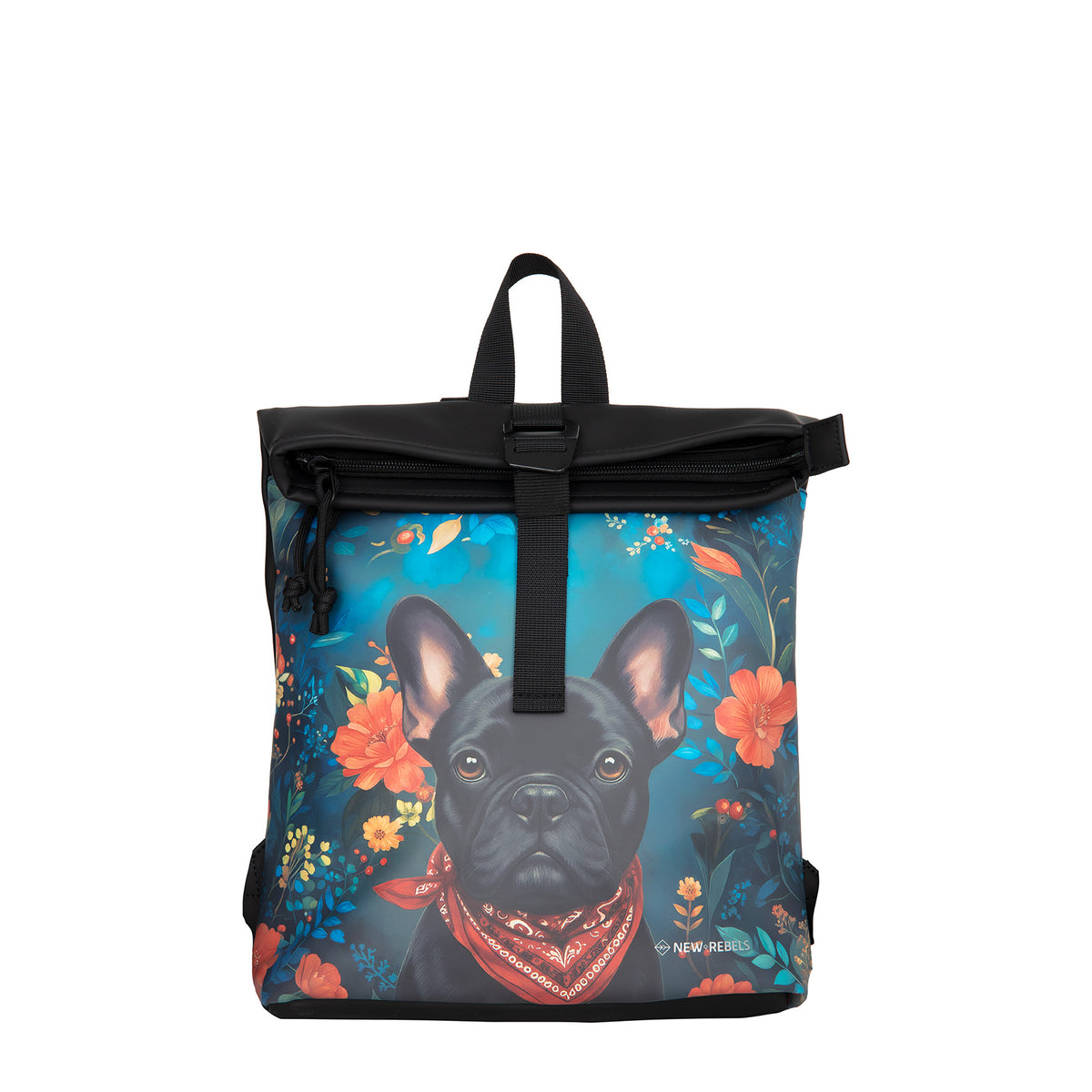 New Rebels Mart Arts Los Angeles Rolltop Rugzak 7L Dog Series