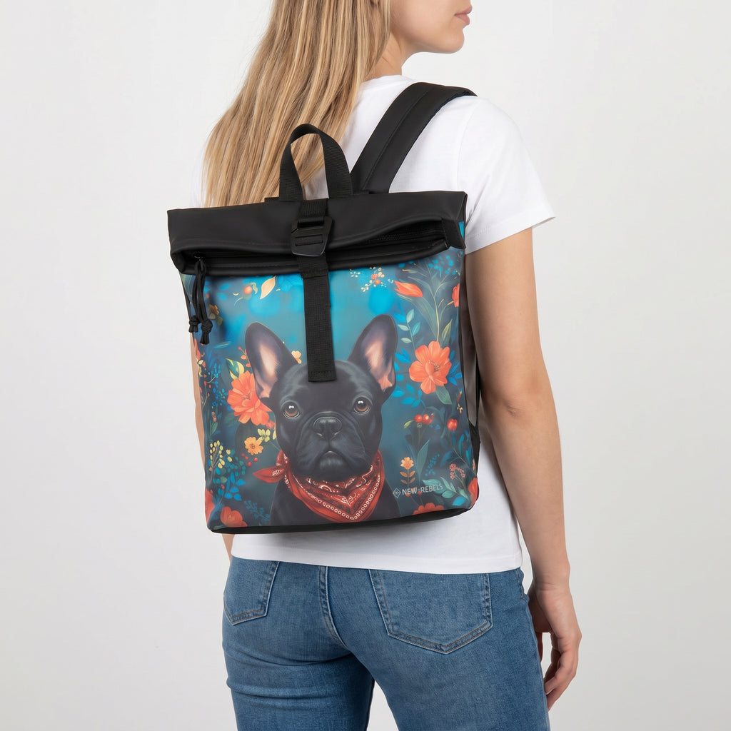 New Rebels Mart Arts Los Angeles Rolltop Rugzak 7L Dog Series