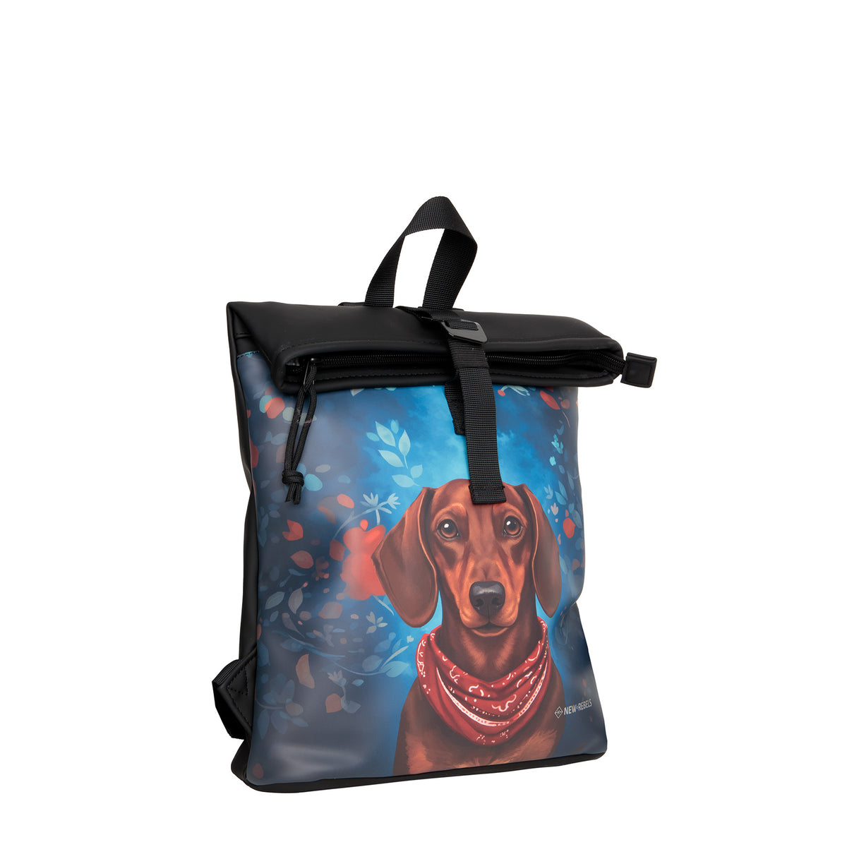 New Rebels Mart Arts Los Angeles Rolltop Rugzak 7L Dog Series