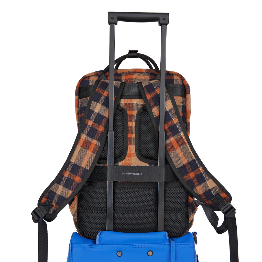 Scott Milwaukee Rugtas Laptop 15,6 inch 20L Checker Tweed  Rugzak Werktas Schooltas