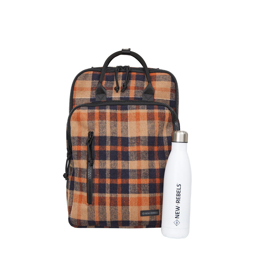 Scott Milwaukee Rugtas Laptop 15,6 inch 20L Checker Tweed  Rugzak Werktas Schooltas