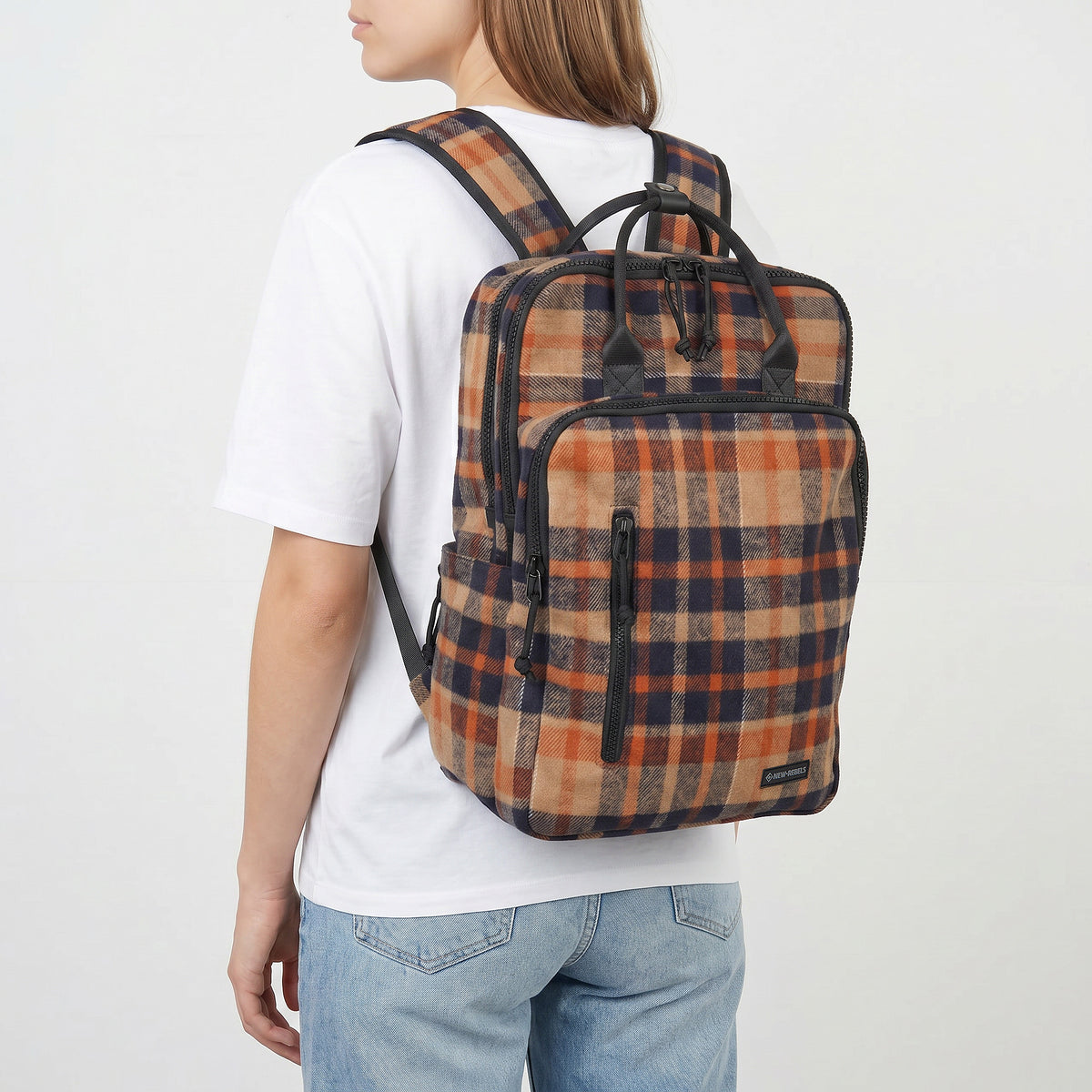 Scott Milwaukee Rugtas Laptop 15,6 inch 20L Checker Tweed  Rugzak Werktas Schooltas