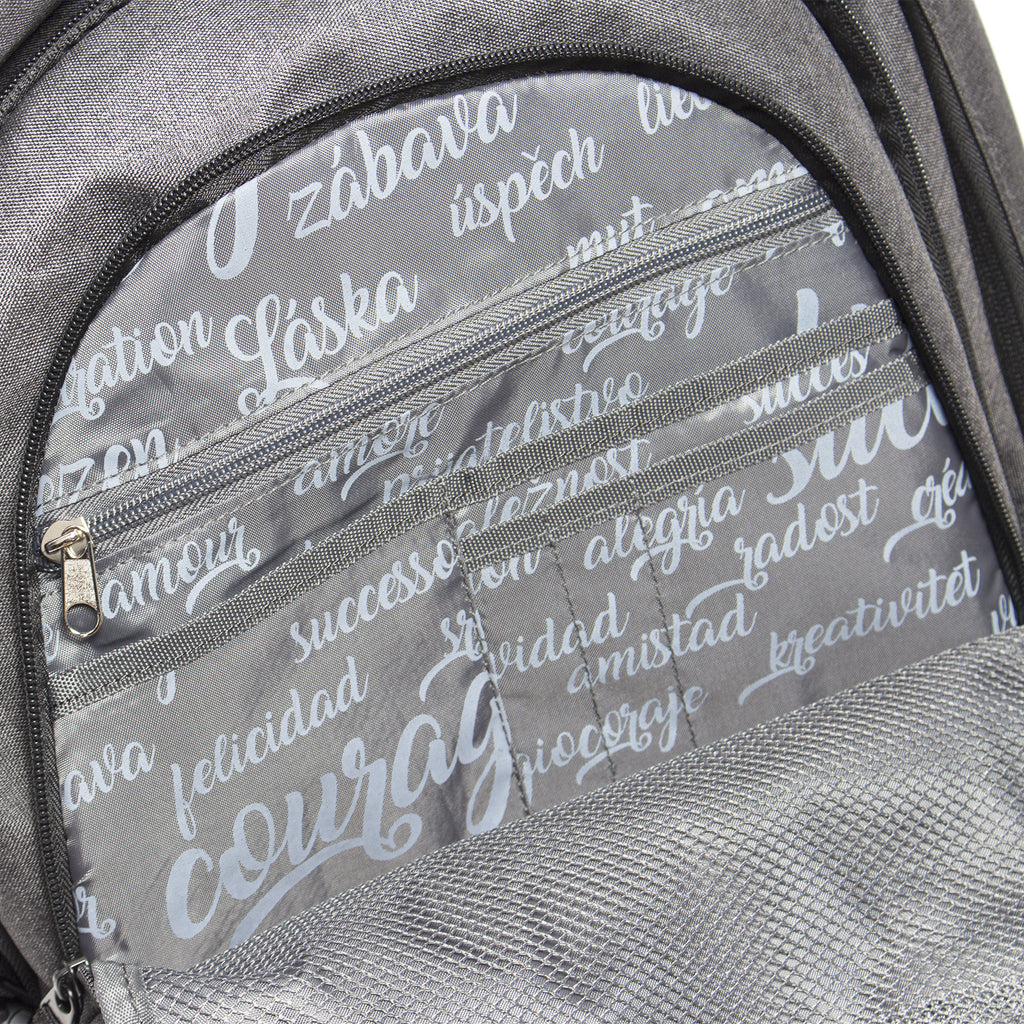 BTS 4 Schultasche Mit Laptopfach Flower Print
