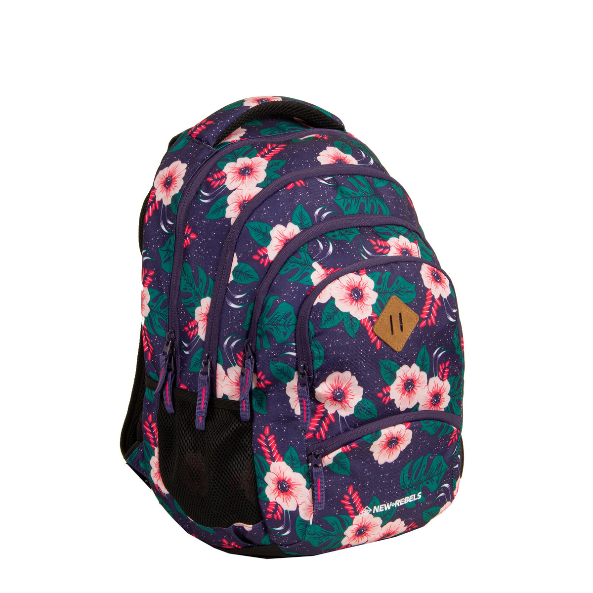 New Rebels BTS 4 school bag with laptop compartment soft Pink