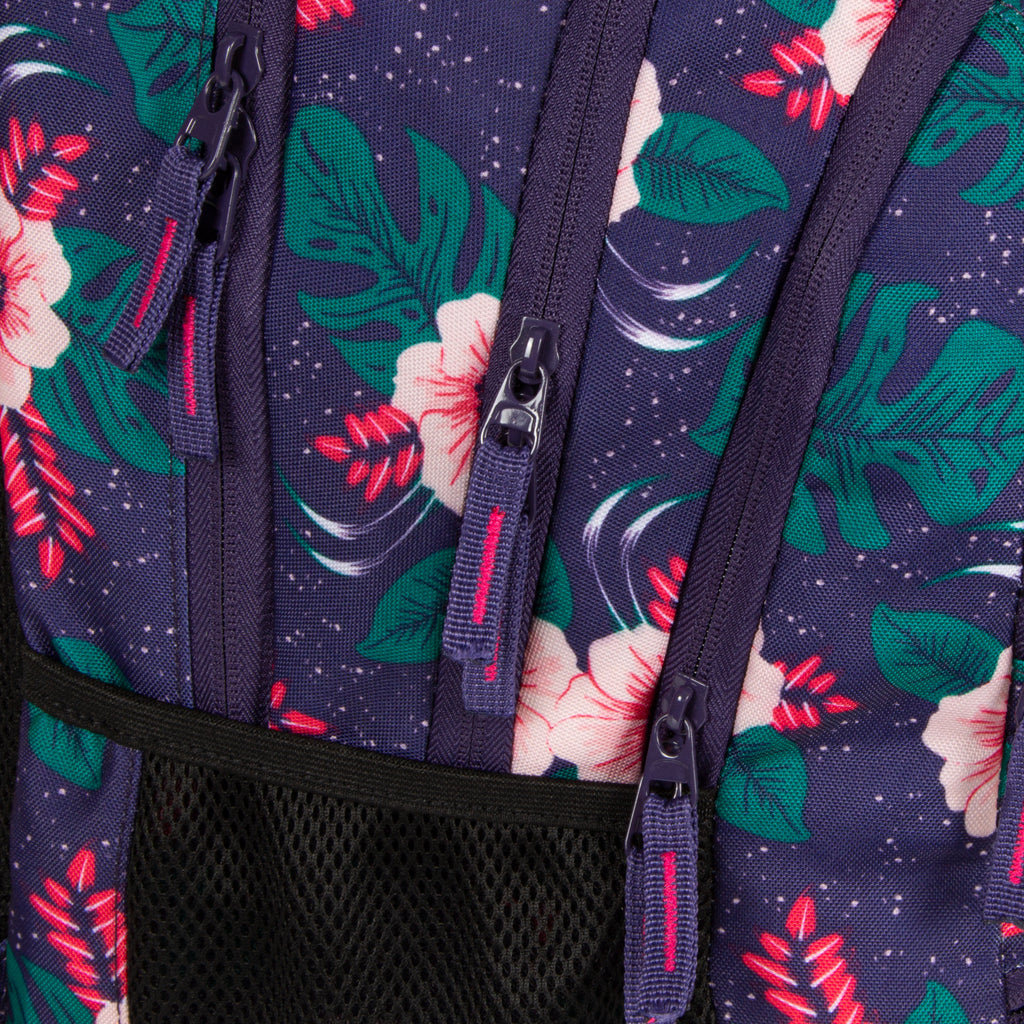 BTS 4 Schultasche Mit Laptopfach Flower Print