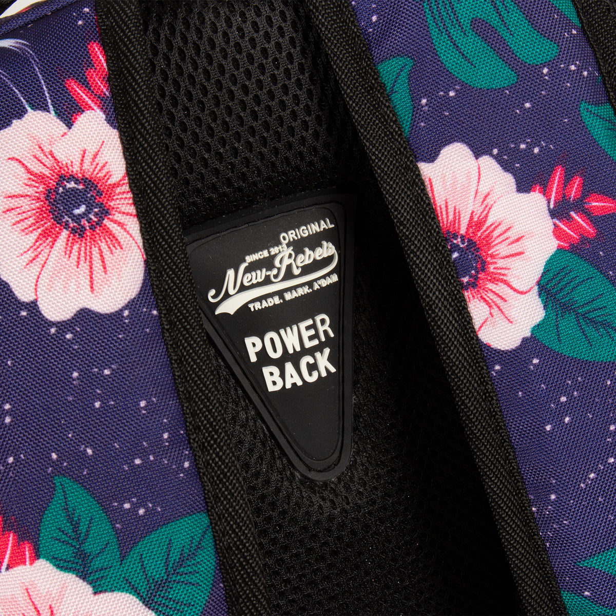 BTS 4 Schultasche Mit Laptopfach Flower Print