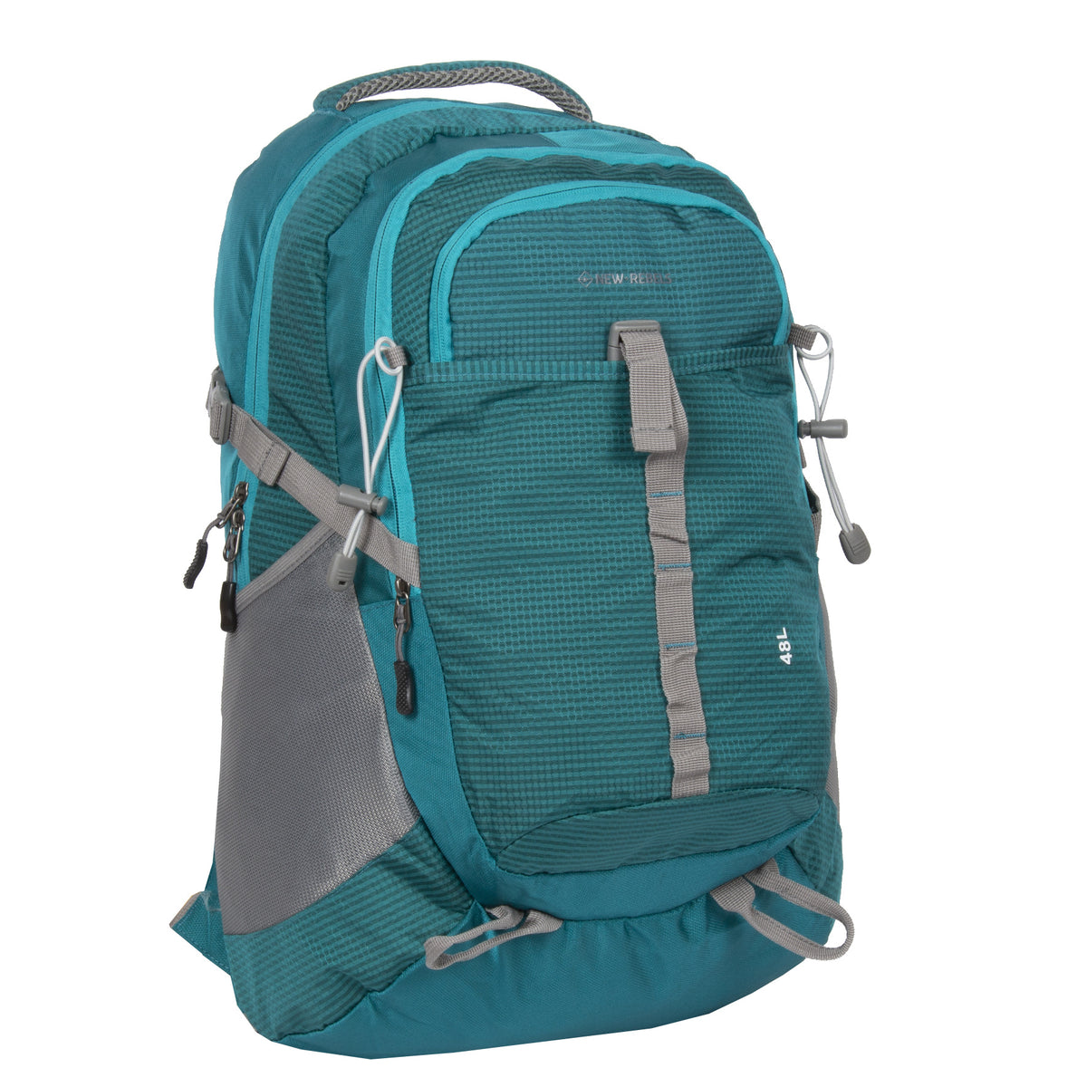 New Rebels ® Kinley - Rugtas - Schooltas - Vrijetijdstas - 48 Liter - Nylon