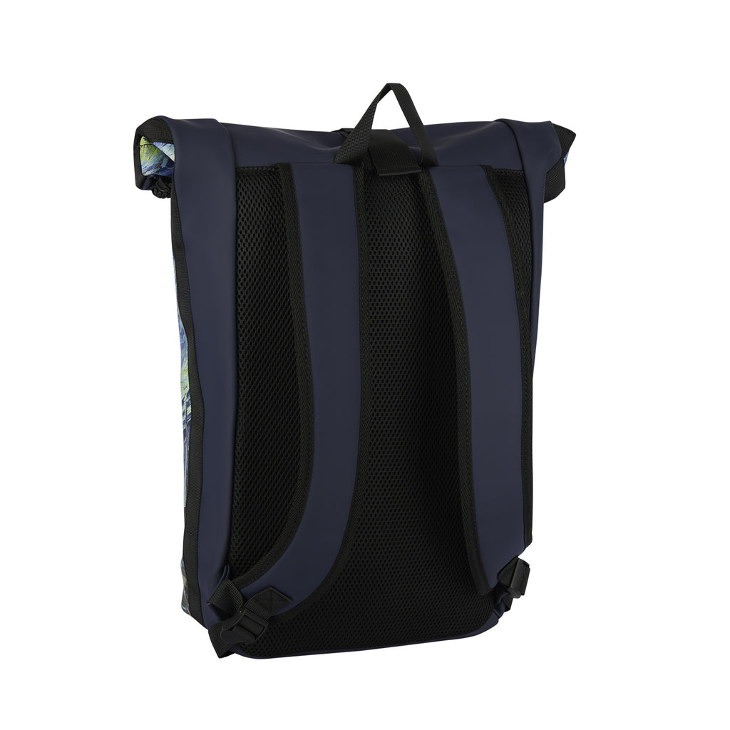 New Rebels Mart Art New York Starry Night 19L Backpack Rolltop Water Repellent