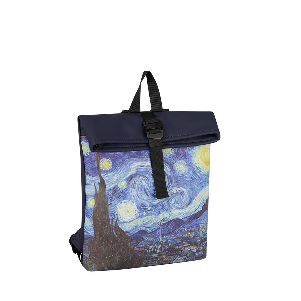 Mart Art Los Angeles Sterrennacht Mini 7L Rugzak Rolltop Waterafstotend