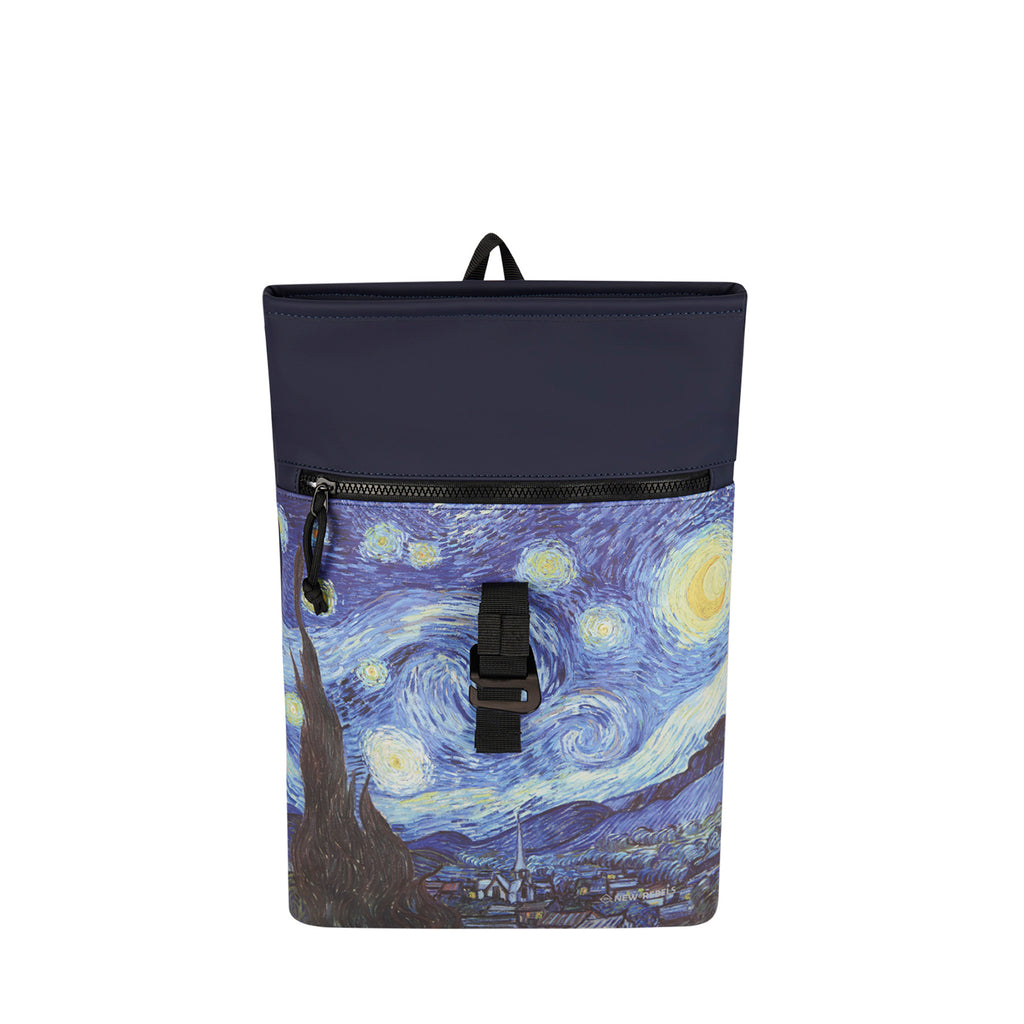 Mart Art Los Angeles Sterrennacht Mini 7L Rugzak Rolltop Waterafstotend