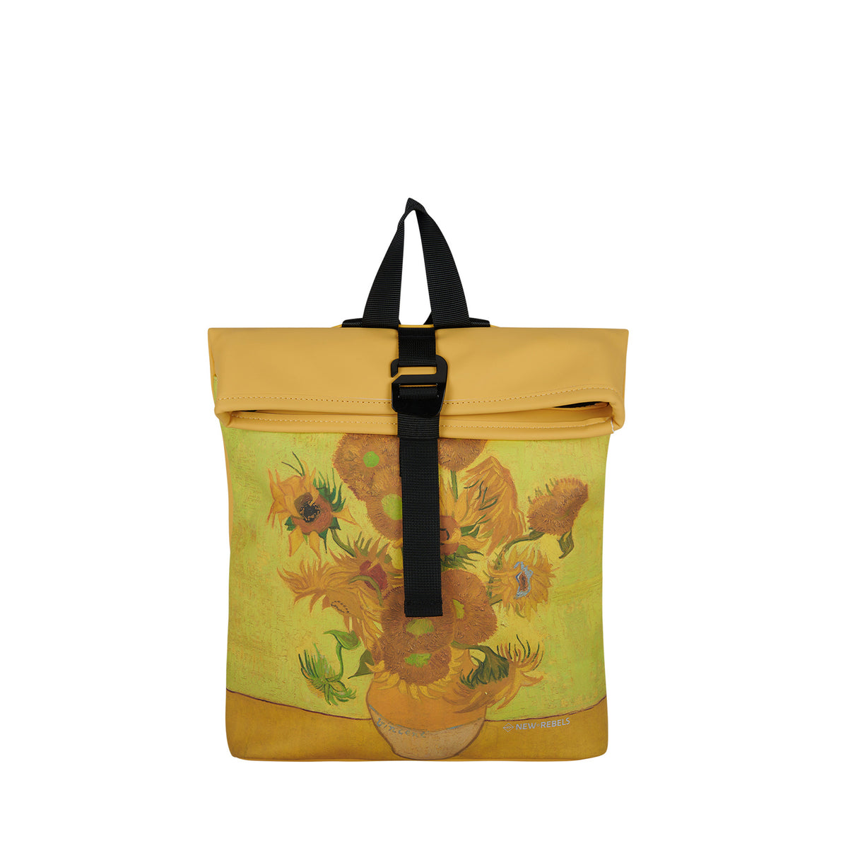 Mart Art Los Angeles Zonnebloem Mini 7L Rugzak Rolltop Waterafstotend