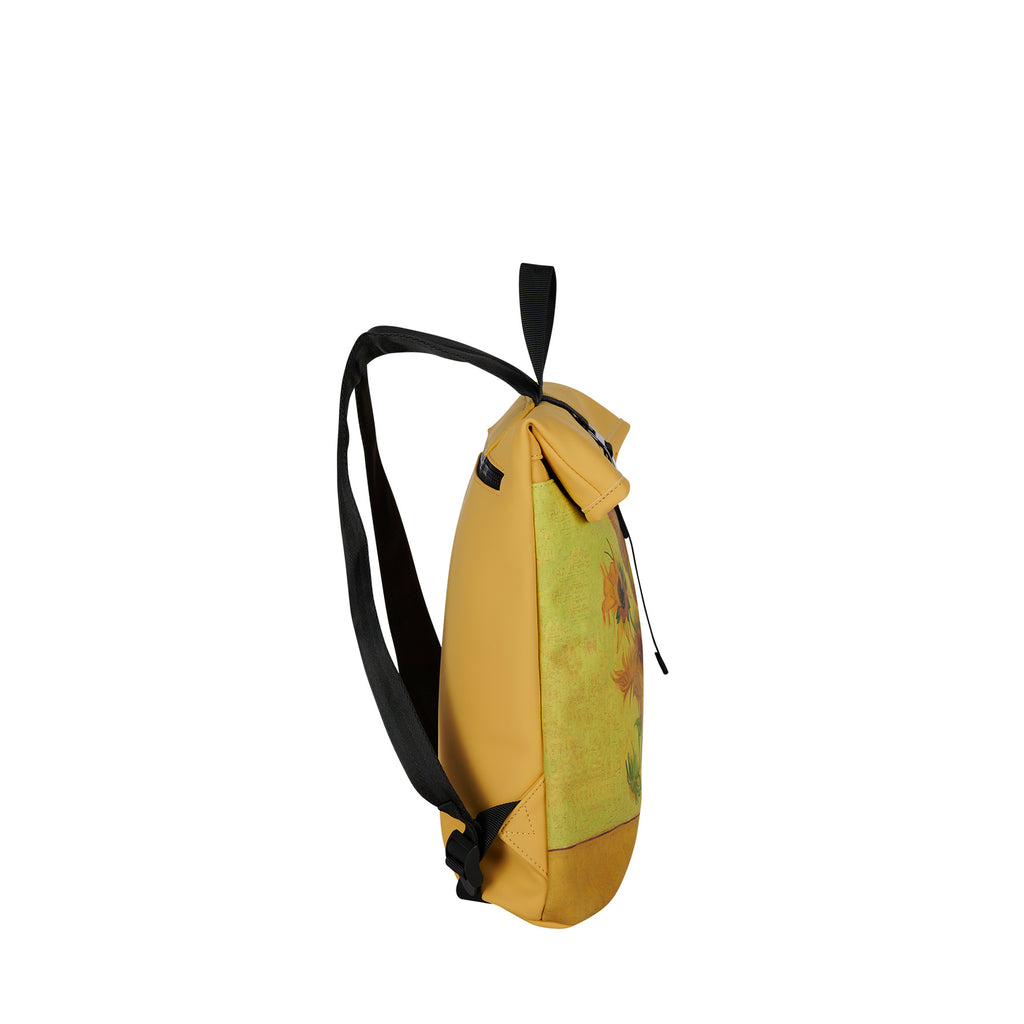 Mart Art Los Angeles Zonnebloem Mini 7L Rugzak Rolltop Waterafstotend