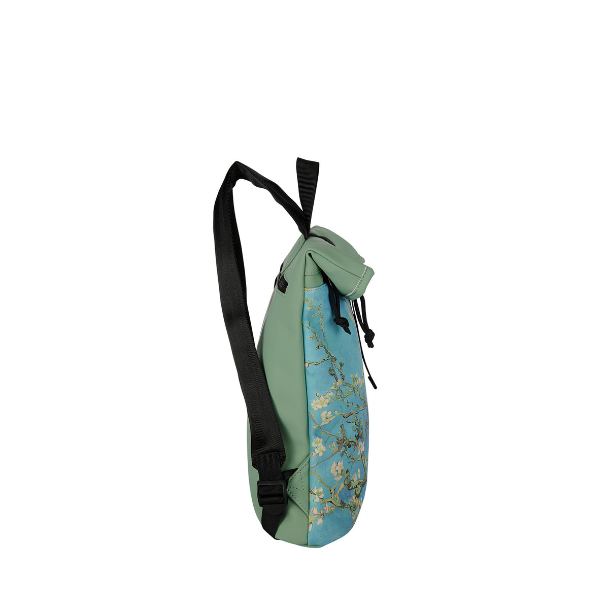 Mart Art Los Angeles Amandelbloesem Mini 7L Rugzak Rolltop Waterafstotend