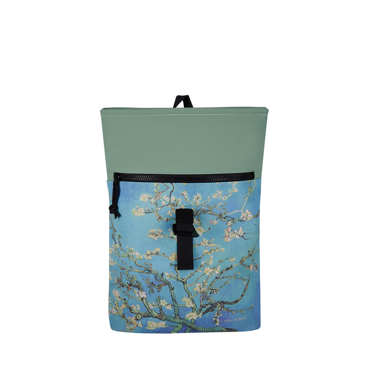 Mart Art Los Angeles Amandelbloesem Mini 7L Rugzak Rolltop Waterafstotend