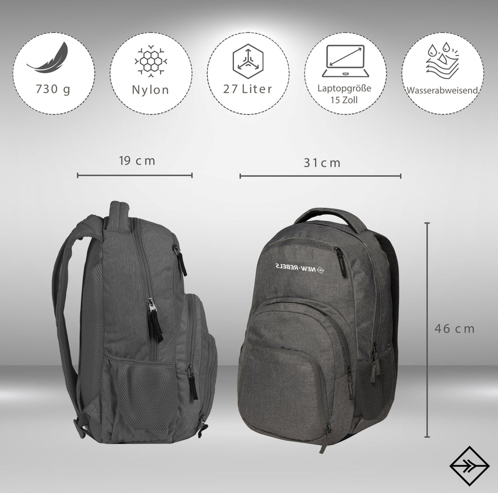 New Rebels ® Bts 3 Schultasche Mit Laptopfach Print