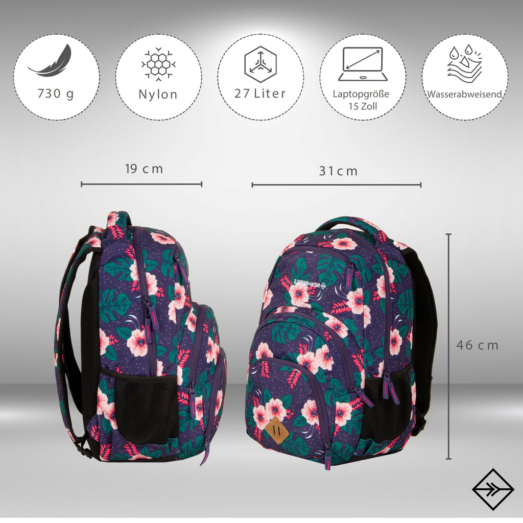 New Rebels ® Bts 3 Schultasche Mit Laptopfach Print