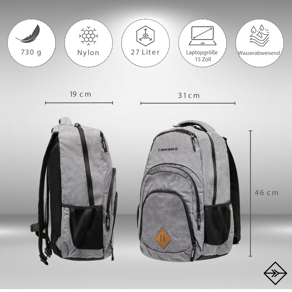 New Rebels ® Bts 3 Schultasche Mit Laptopfach Print