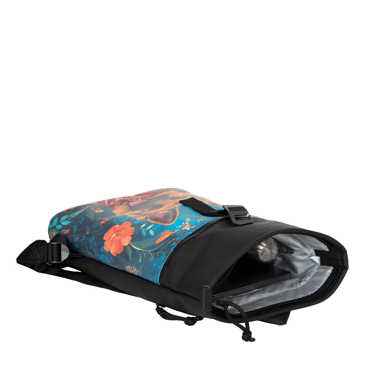 New Rebels Mart Arts Los Angeles Rolltop Rugzak 7L Dog Series