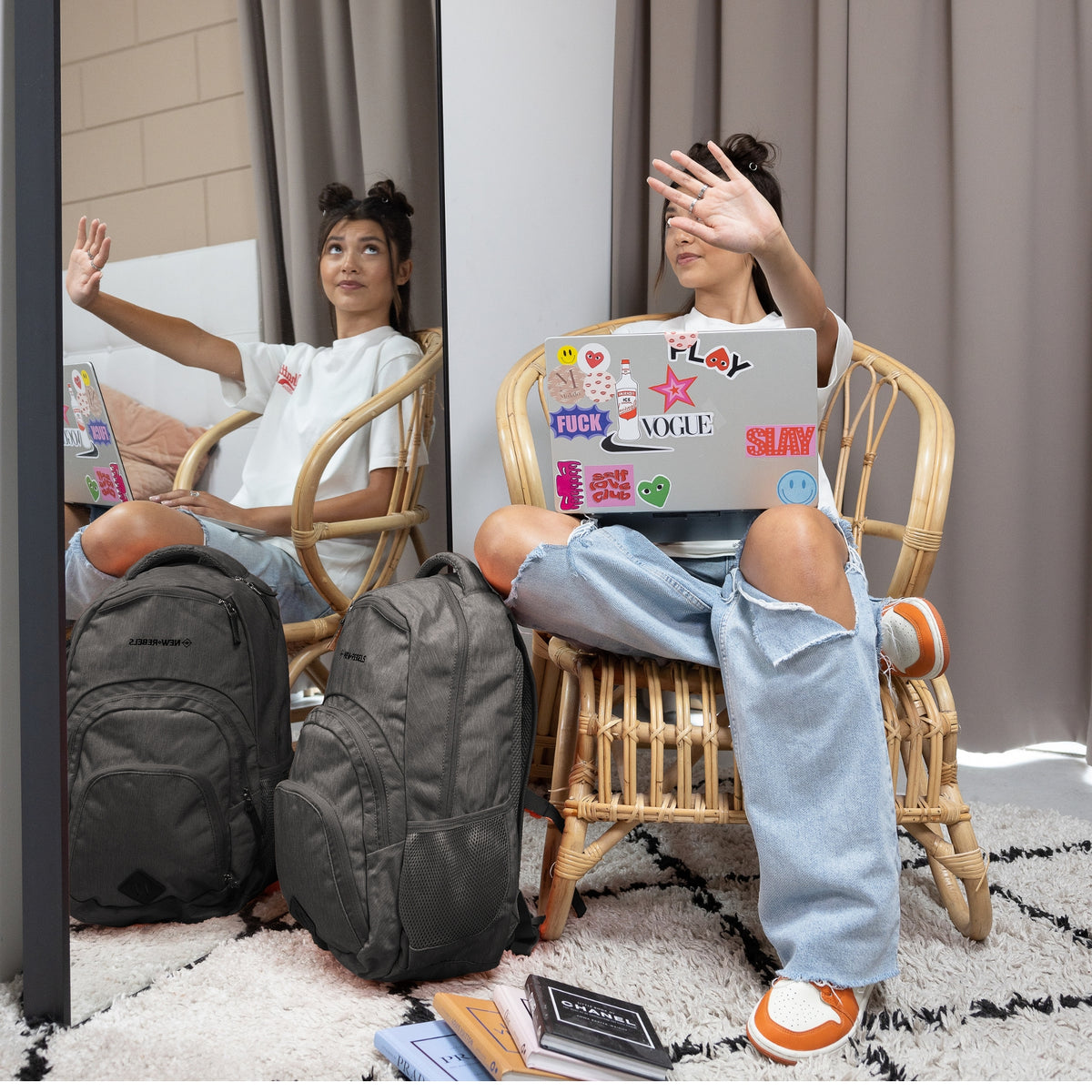 New Rebels ® Bts 3 Schultasche Mit Laptopfach Print