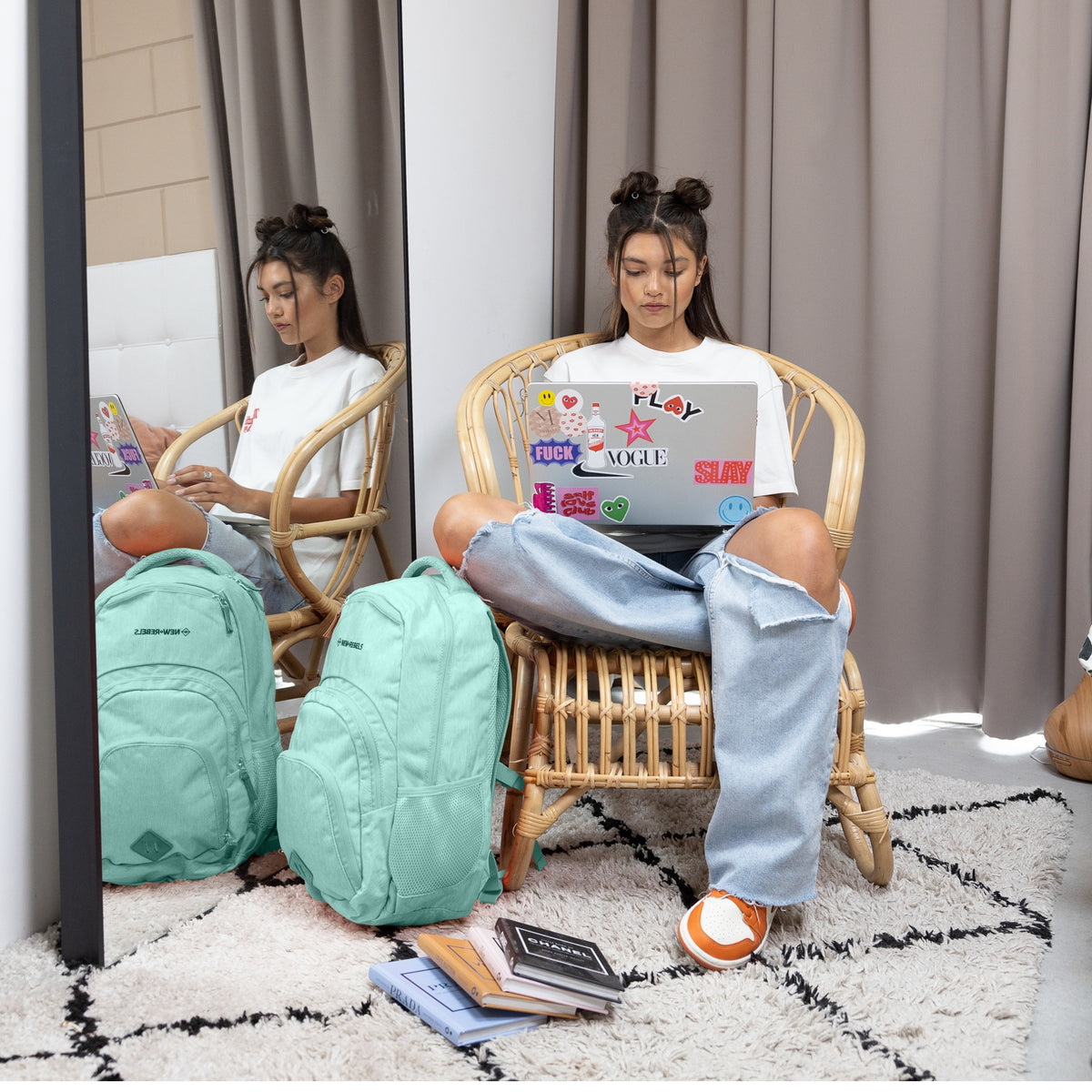 New Rebels ® Bts 3 Schultasche Mit Laptopfach Print